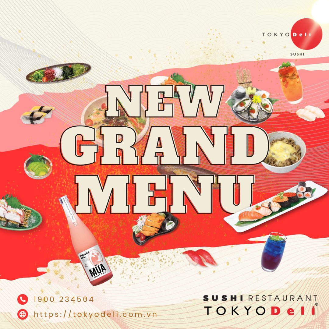 NEW UPDATED -TOKYO DELI SUSHI GRAND MENU 2024