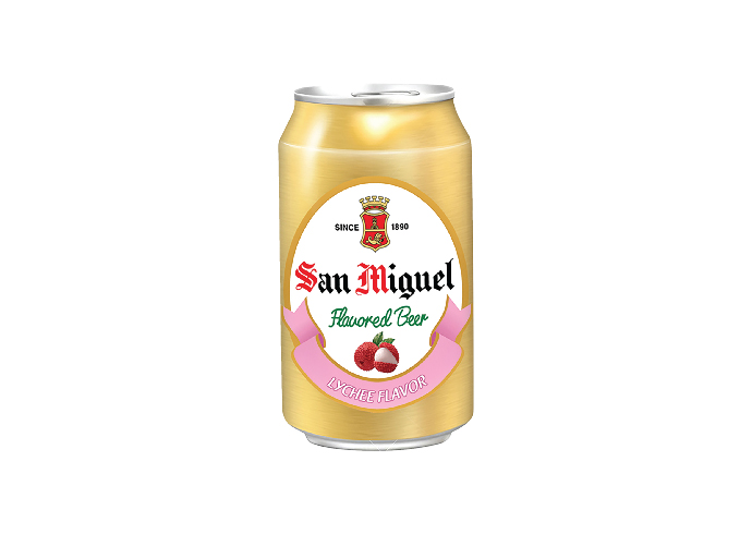 BIA TRÁI CÂY VỊ VẢI SAN MIGUEL 330ML