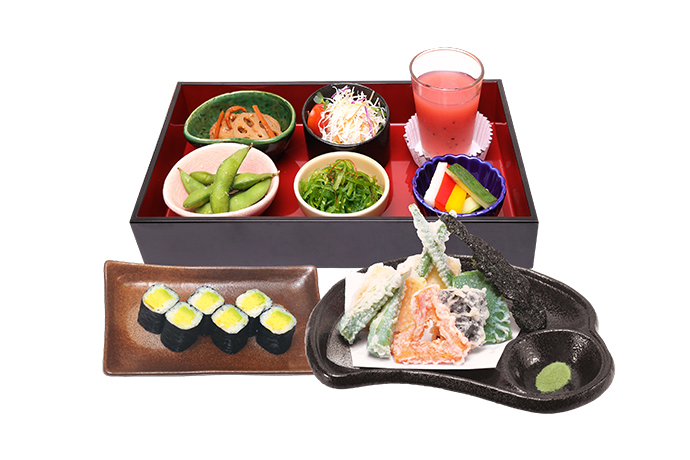 SET TEMPURA RAU CỦ THẬP CẨM VÀ CUỐN BƠ