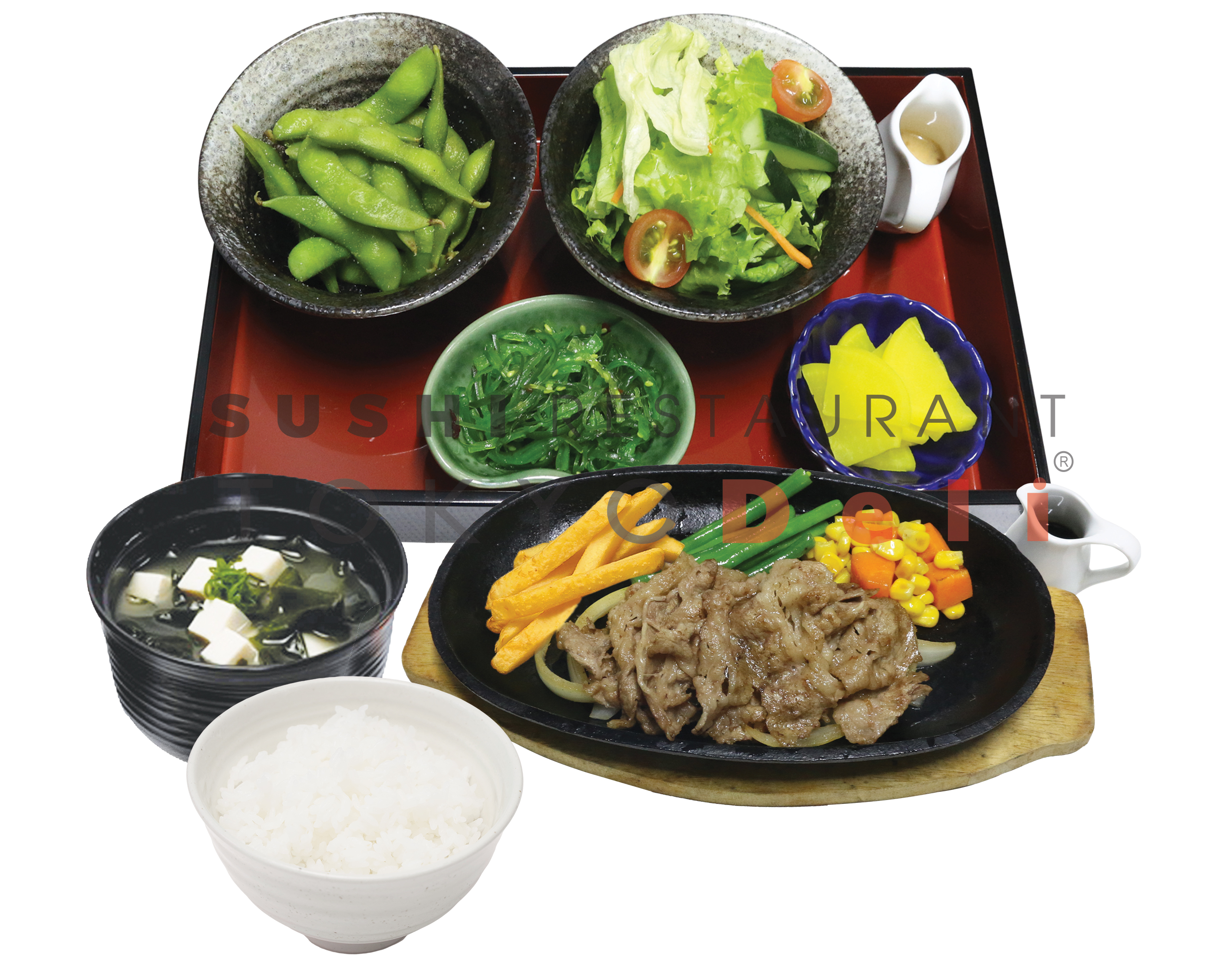 SET CƠM THỊT BÒ SỐT YAKINIKU