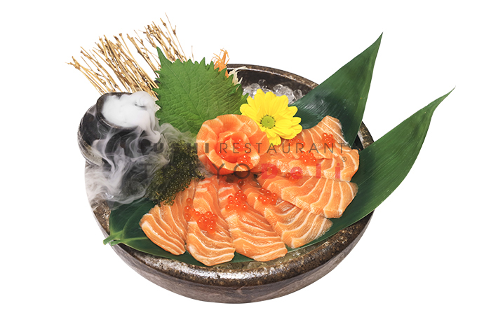 SASHIMI CÁ HỒI NA UY & TRỨNG CÁ HỒI